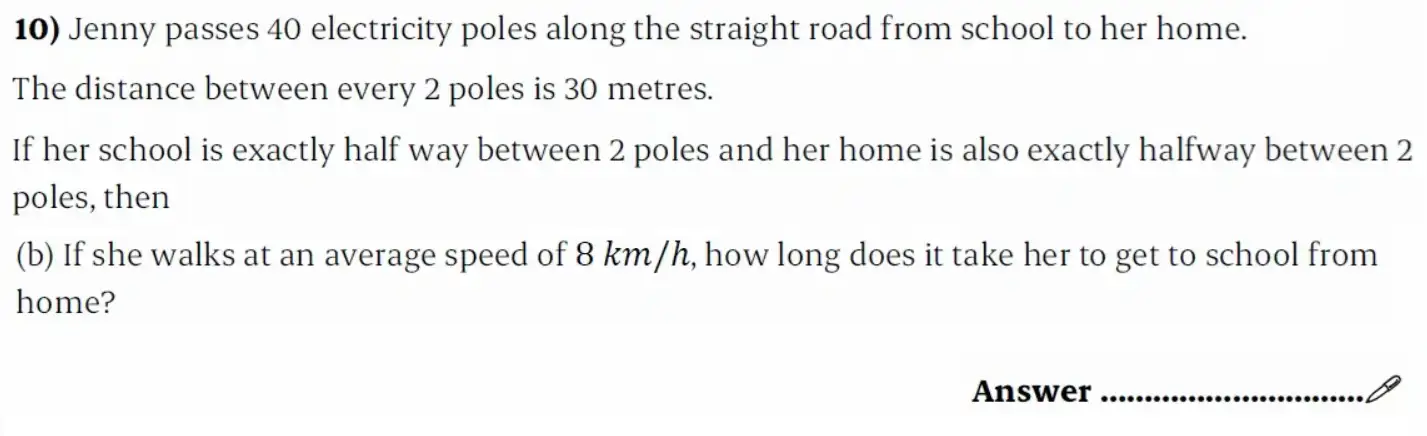 Question 10(b) - St Paul’s Girls School - 11+ Exam Sample Maths Paper 1 - 2026