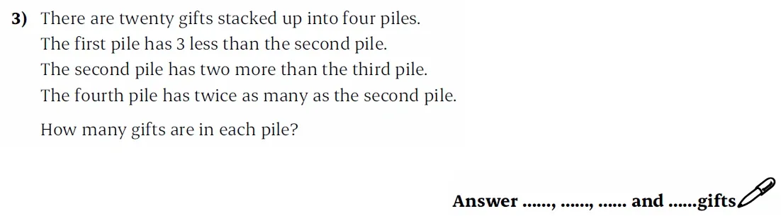 Question 03 - St Paul’s Girls School - 11+ Sample Maths Paper 1 - 2025