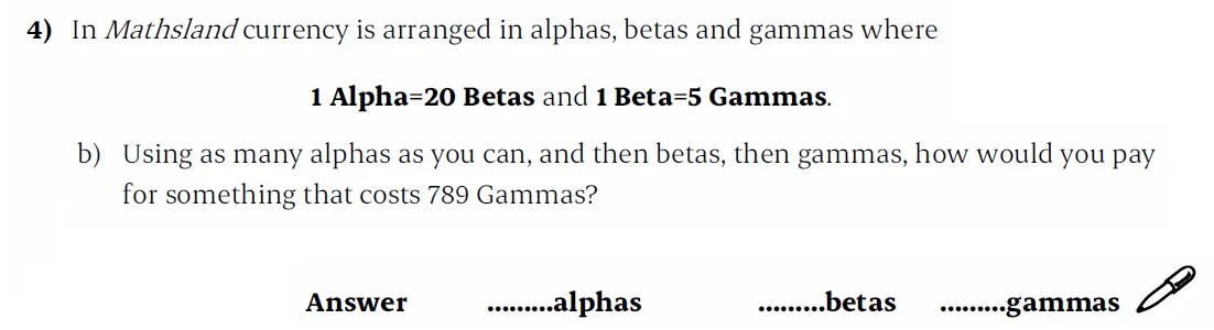 Question 04(b) - St Paul’s Girls School - 11+ Sample Maths Paper 1 - 2025