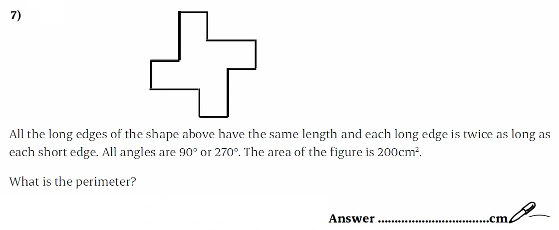 Question 07 - St Paul’s Girls School - 11+ Sample Maths Paper 1 - 2025
