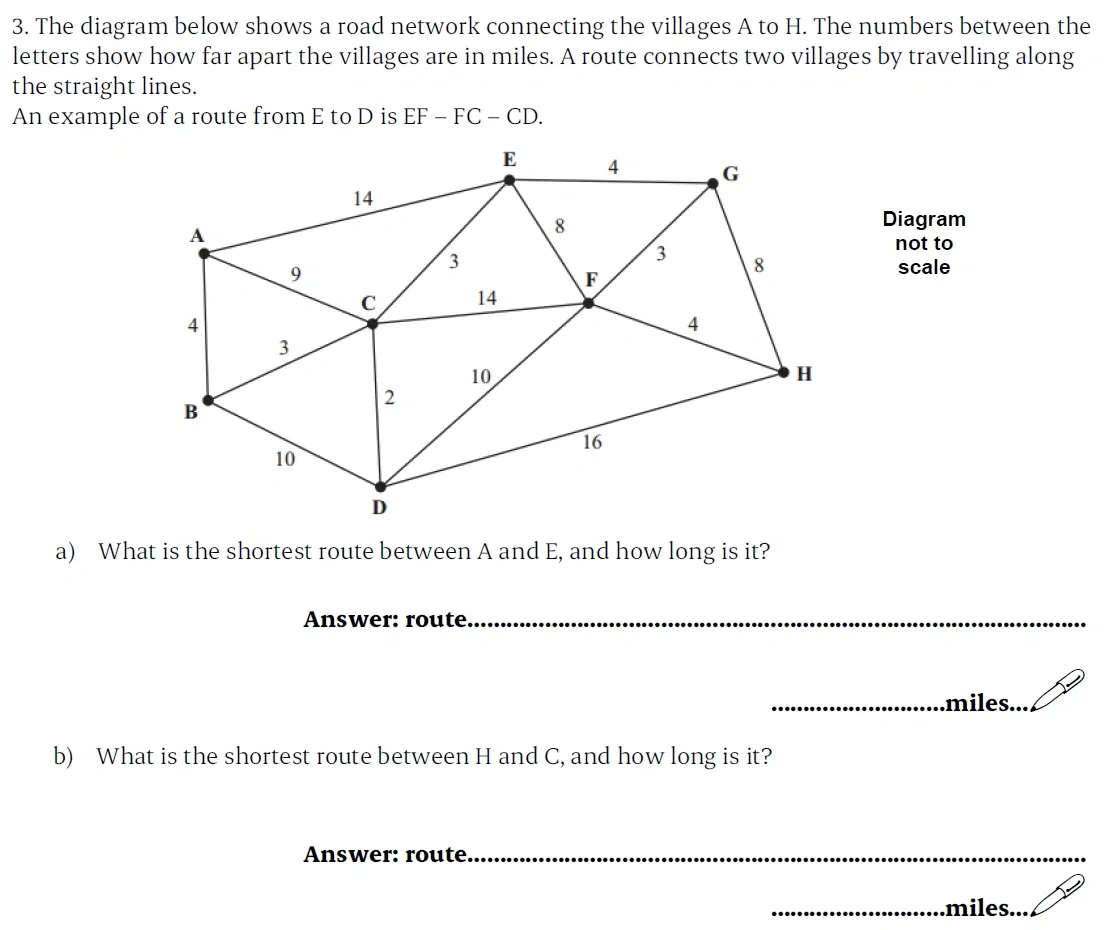 Question 03(a,b) - St Paul’s Girls School - 11+ Sample Maths Paper 1 - 2025