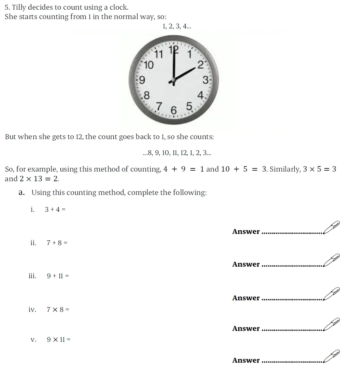 Question 05(a) - St Paul’s Girls School - 11+ Exam Sample Maths Paper 1 - 2025