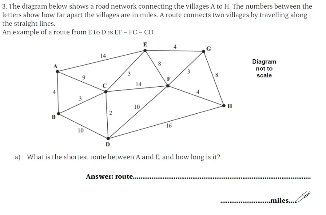 Question 3(a) - St Paul’s Girls School - 11+ Exam Sample Maths Paper 1 - 2026