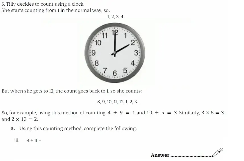 Question 5(a.iii) - St Paul’s Girls School - 11+ Exam Sample Maths Paper 1 - 2026