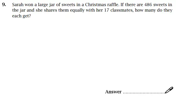Question 9 - St Paul’s Girls School Sample Maths Paper 2 – 2024