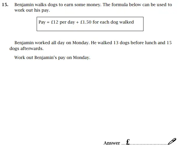 Question 15 - St Paul’s Girls School Sample Maths Paper 2 – 2024