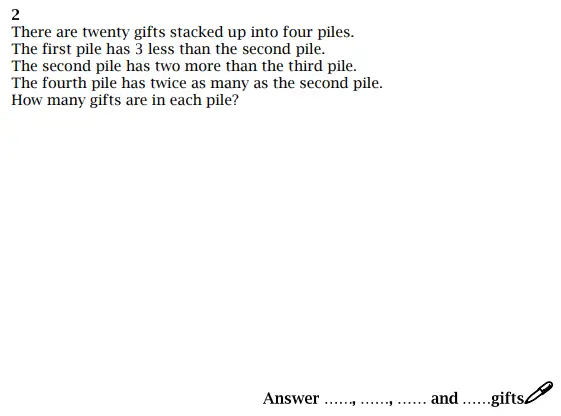 Question 2 - St Paul’s Girls School Sample Maths Paper 2 – 2024