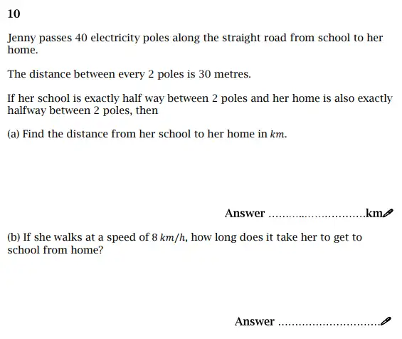 Question 10(10(a),10(b)) - St Paul’s Girls School Sample Maths Paper 2 – 2024
