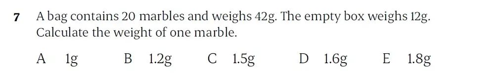 Question 07 - St Paul’s Girls School - 11+ Sample Maths Paper 2 - 2025