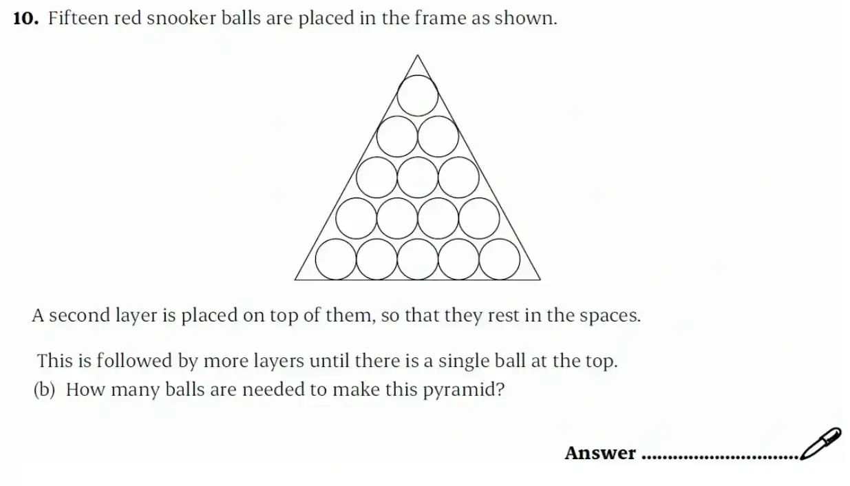 Question 10(b) - St Paul’s Girls School - 11+ Exam Sample Maths Paper 2 - 2026