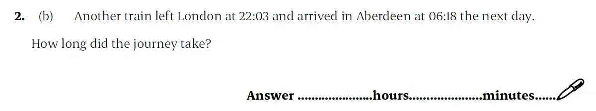 Question 02(b) - St Paul’s Girls School - 11+ Sample Maths Paper 2 - 2025