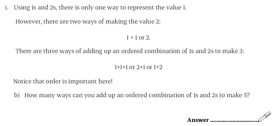 Question 01(b) - St Paul’s Girls School - 11+ Sample Maths Paper 2 - 2025
