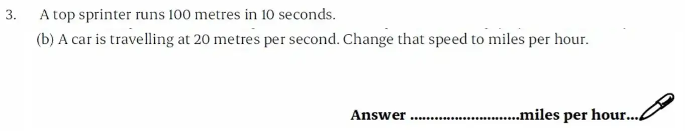 Question 3(b) - St Paul’s Girls School - 11+ Exam Sample Maths Paper 2 - 2026