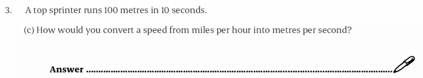 Question 3(c) - St Paul’s Girls School - 11+ Exam Sample Maths Paper 2 - 2026