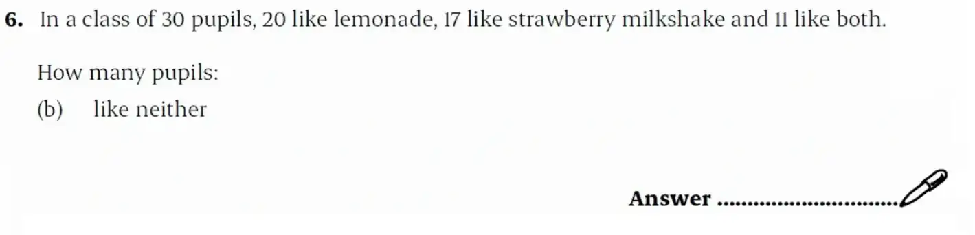 Question 6(b) - St Paul’s Girls School - 11+ Exam Sample Maths Paper 2 - 2026