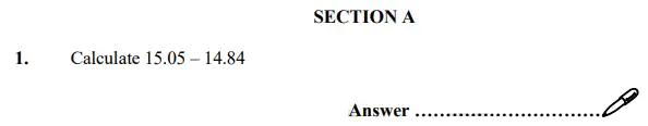 Question 1 - St Paul’s Girls School Sample Maths Paper 3 – 2024