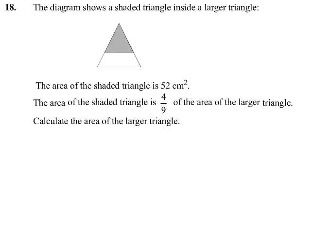 Question 18 - St Paul’s Girls School Sample Maths Paper 3 – 2024