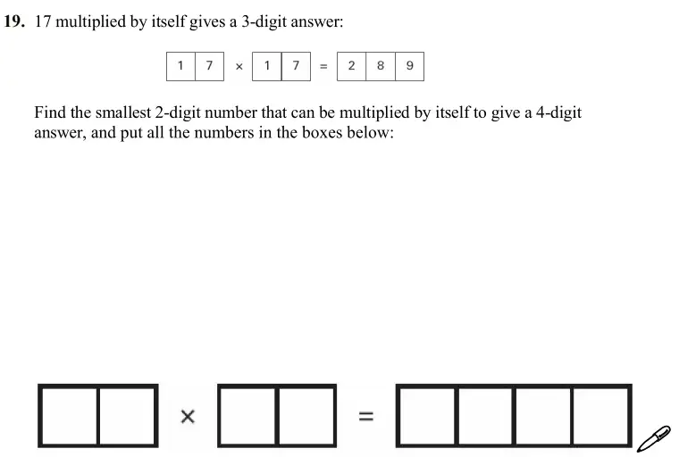 Question 19 - St Paul’s Girls School Sample Maths Paper 3 – 2024