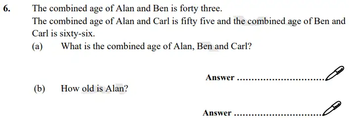 Question 6(a,b) - St Paul’s Girls School Sample Maths Paper 3 – 2024