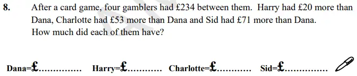 Question 8 - St Paul’s Girls School Sample Maths Paper 3 – 2024