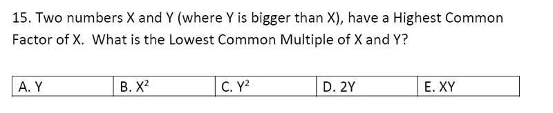 Question 15 - Streatham & Clapham High School – 11 Plus Maths Entrance Exam - 2024