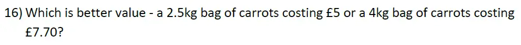 Question 16 - Surbiton High School - 11 Plus Maths Entrance Questions - 2025