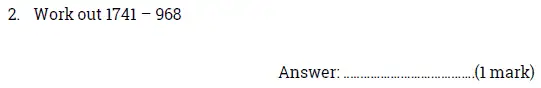 Question 2 - Sydenham High School – 11+ Sample Mathematics Entrance Examination Paper – 2024