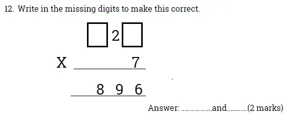 Question 12 - Sydenham High School – 11+ Sample Mathematics Entrance Examination Paper – 2024