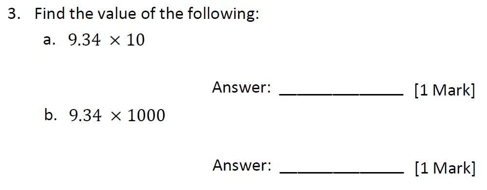 Question 3(a,b) - The Grammar School at Leeds 11 Pus Maths Entrance Paper 2024