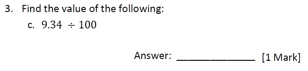 Question 3(c) - The Grammar School at Leeds 11 Pus Maths Entrance Paper 2024