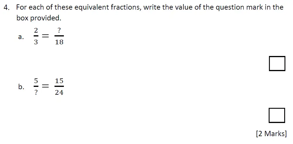 Question 4(a,b) - The Grammar School at Leeds 11 Pus Maths Entrance Paper 2024