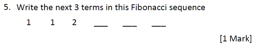 Question 5 - The Grammar School at Leeds 11 Pus Maths Entrance Paper 2024
