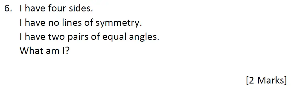 Question 6 - The Grammar School at Leeds 11 Pus Maths Entrance Paper 2024