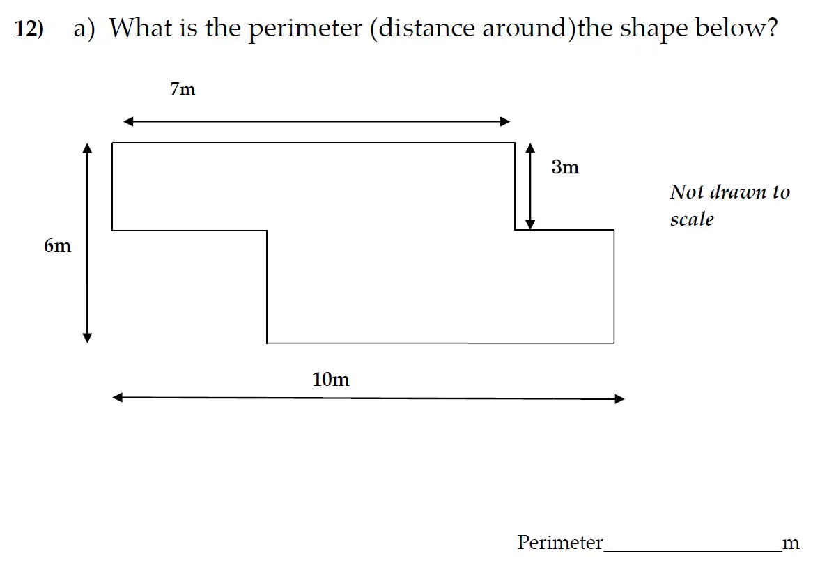 Question 12 - The Kings School 11 Plus Maths Entrance Examinations 2011