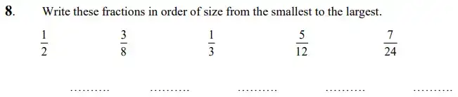 Question 08 - The King’s School Chester Maths Specimen Paper - 1 - 2024