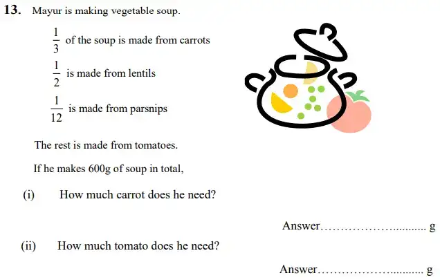 Question 13 - The King’s School Chester Maths Specimen Paper - 1 - 2024