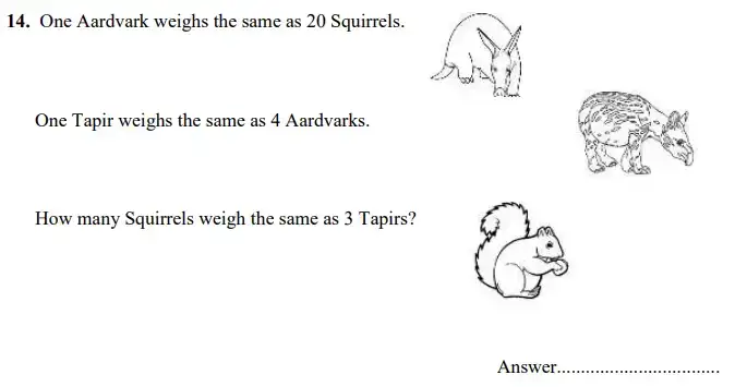 Question 14 - The King’s School Chester Maths Specimen Paper - 2 - 2024