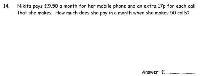 Question 14 - The London Independent Girls' Schools' Consortium Group 1 Maths 2008