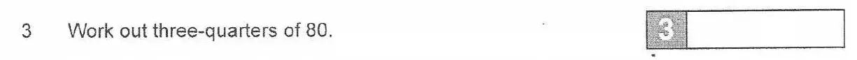 Question 3 - The Manchester Grammar School 11 Plus Papers Arithmetic 1 – 2007
