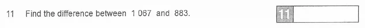 Question 11 - The Manchester Grammar School 11 Plus Papers Arithmetic 1 – 2007