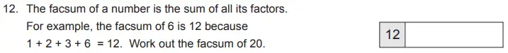 Question 12 - The Manchester Grammar School - 11 Plus Maths Papers Arithmetic 1 – 2011