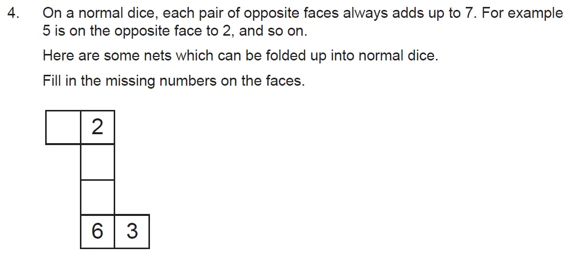 Question 4(c) - The Manchester Grammar School 11 Plus Papers Arithmetic 2 – 2009