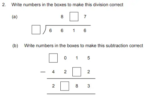 Question 2(a,b) - The Manchester Grammar School - 11+ Maths Entrance Arithmetic Examination 2 - 2011