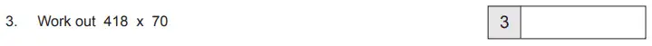 Question 3 - The Manchester Grammar School 11 Plus Papers Arithmetic A – 2014