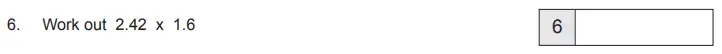 Question 6 - The Manchester Grammar School 11 Plus Papers Arithmetic A – 2014
