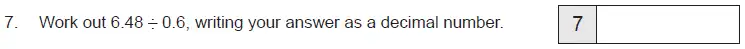 Question 7 - The Manchester Grammar School - 11+ Maths Entrance Arithmetic Examination A - 2016