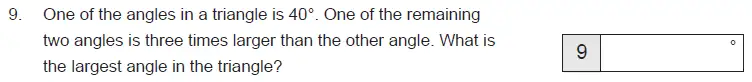 Question 9 - The Manchester Grammar School - 11+ Maths Entrance Arithmetic Examination A - 2016