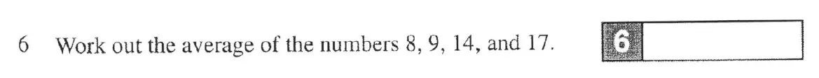 Question 6 - The Manchester Grammar School 11 Plus Papers Arithmetic 1 – 2005