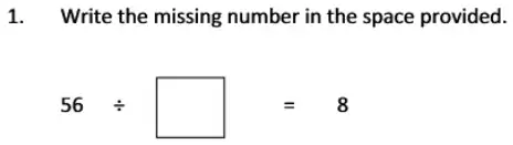 Question 1 - The Perse School 11 Maths Specimen Paper - 1 - 2024