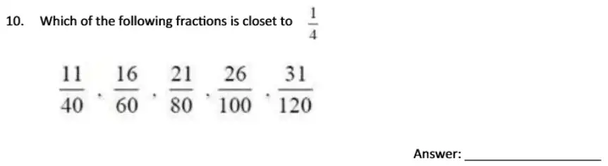 Question 10 - The Perse School 11 Maths Specimen Paper - 1 - 2024